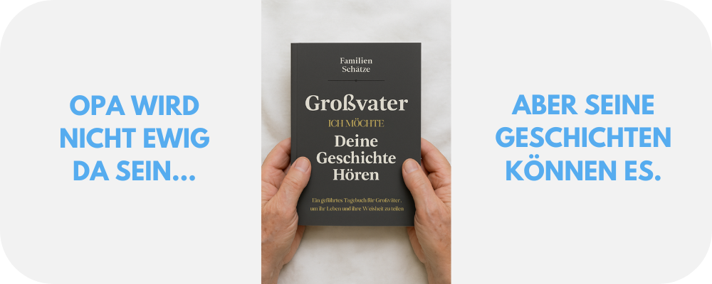 Opas Geschichten – Ein Erinnerungsbuch 💙 VATERTAG SALE 💙