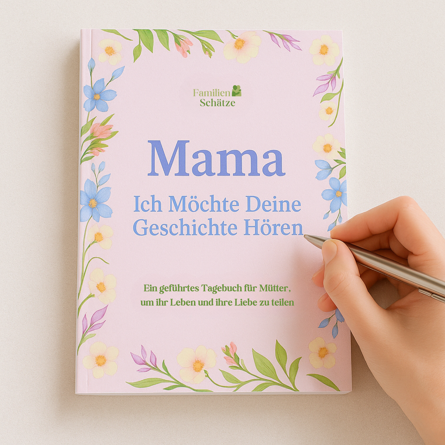 Mutter-Erinnerungen Geführtes Tagebuch